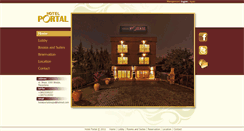 Desktop Screenshot of hotelportalskopje.com